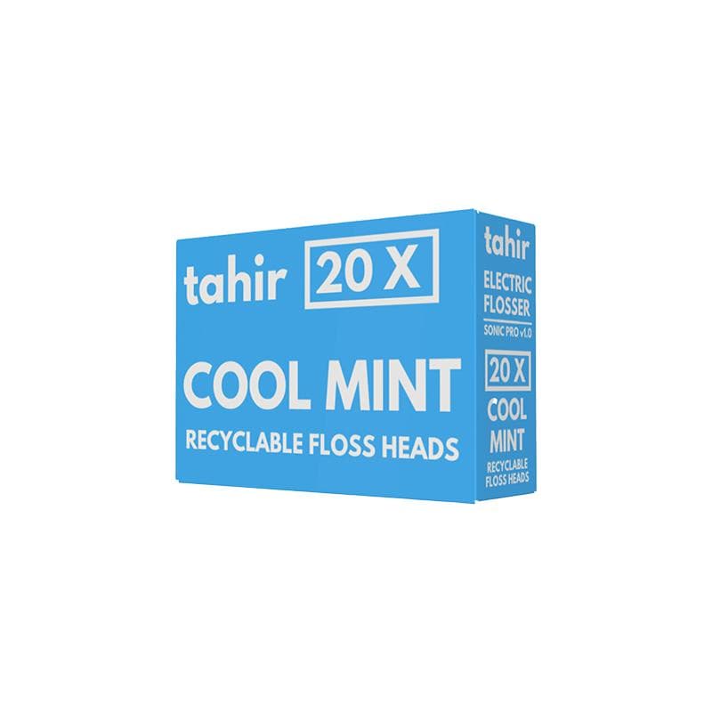 Tahir Floss Head Refills – Cool Mint 20 Pack - 60 Days of Use
