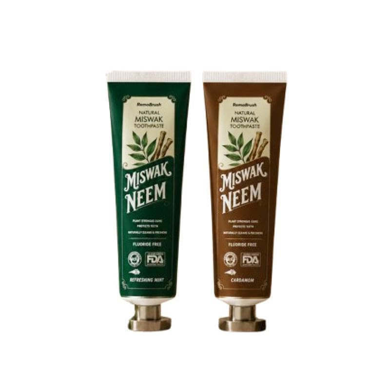 RemoBrush Miswak and Neem Toothpaste Halal - Pack of Two